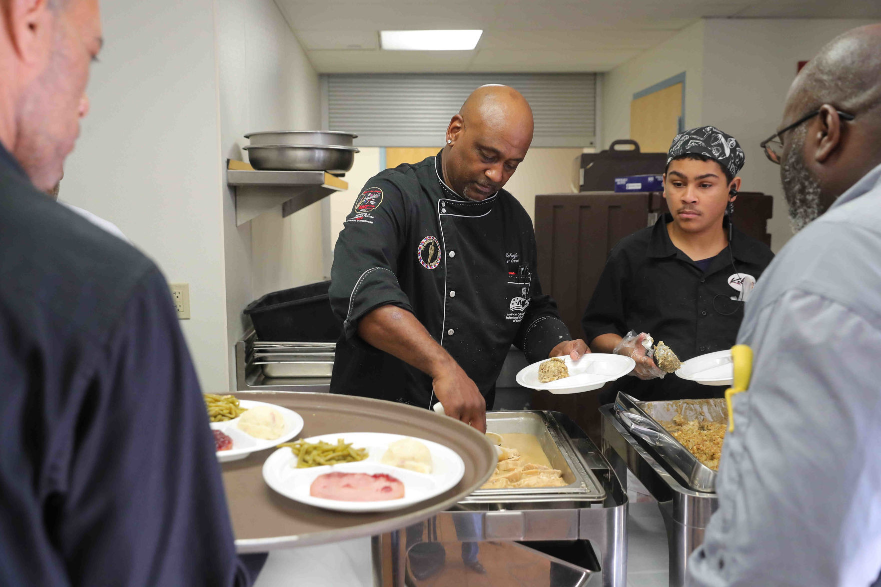 Kelsey's shared Thanksgiving dinner with the community